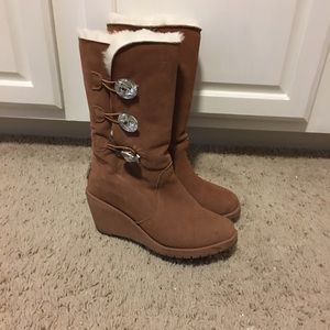 Ugh boots with wedge heels